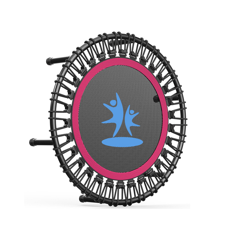 Manufacturers Custom Supply Round Fitness Trampoline Mute Home Trampoline With Armrests