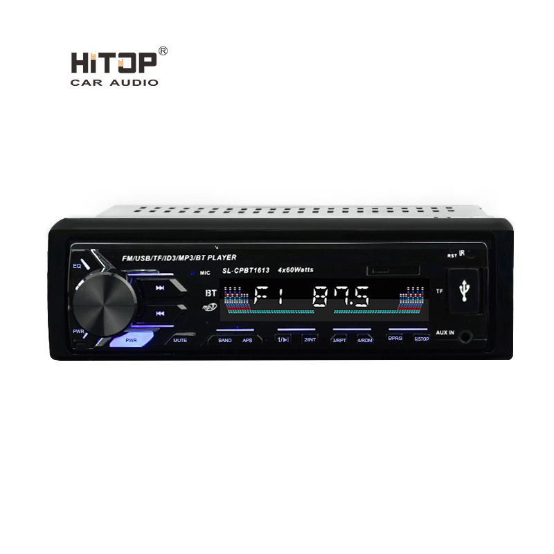 HT-5257 автомобильный FM проигрыватель Blue tooth MP3 аудио плеер громкой связи Bluetooth гарнитура для авто поддержкой USB, SD карт памяти, автомобильная стереосистема Радио 1 DIN автомобильный радиоприемник