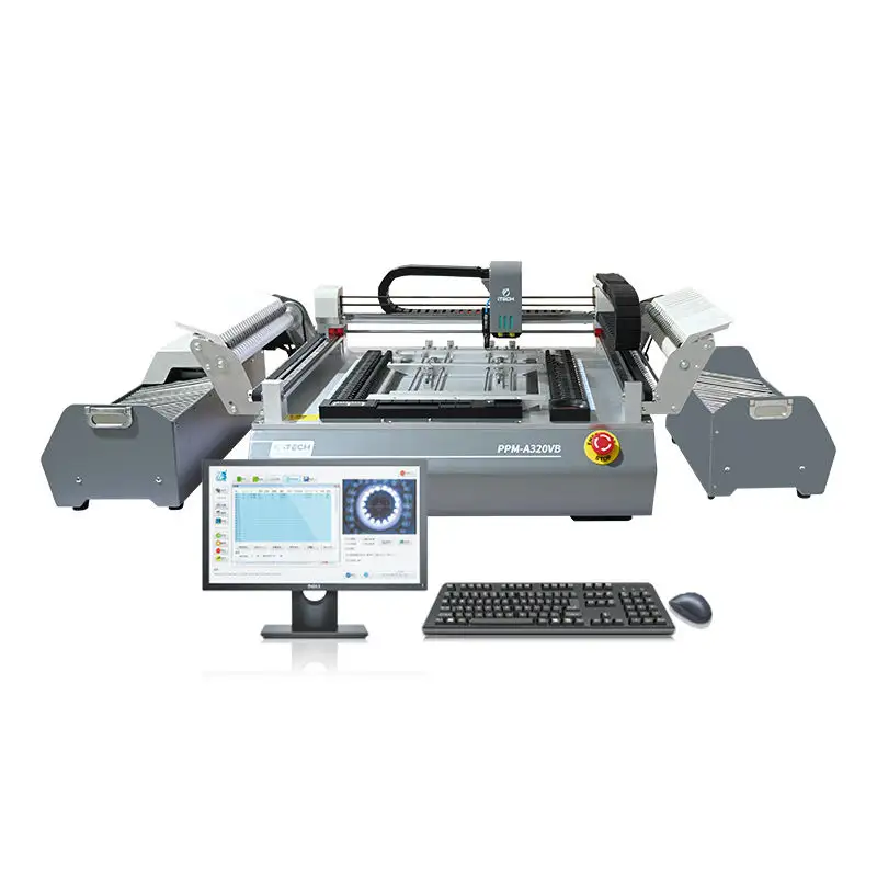 Electronic Production Machinery Desktop SMT Pick And Place Machine For Pcb Assemble Automatic Pick And Place Pcb Making Machine