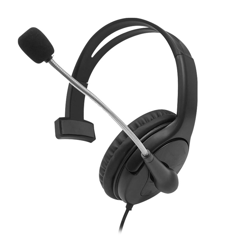 Amazon Top Seller Noise Cancelling Mute Function PC Headphone Call Center Telephone Headset Noise Cancelling Single Headset