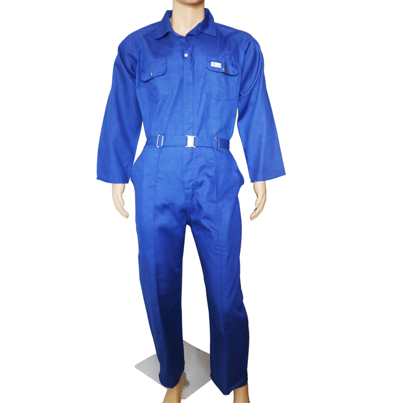 Защитные мужские рабочие комбинезоны FLYTON FT-1319 Королевский синий G