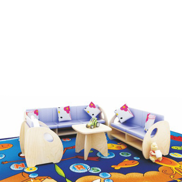 Professional manufacture luxury furniture sectional children sofa set for kindergarten