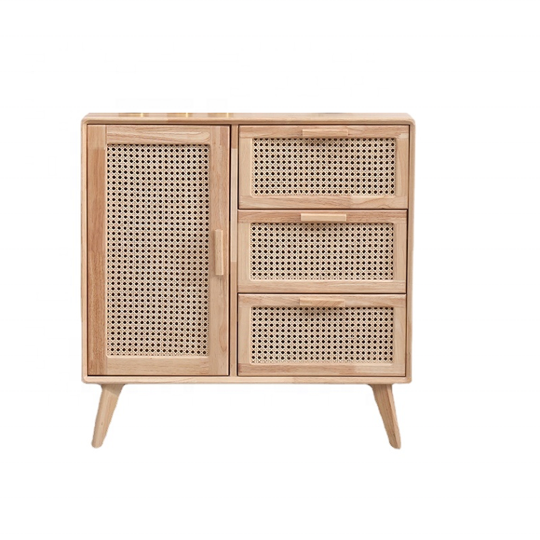 Innova Bedroom Dressers Chest Bamboo Simple Furniture Wood Display Cabinet Furniture Rattan Chinese Antique Storage Cabinet
