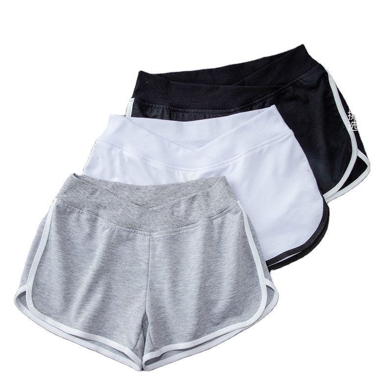 Summer High Quality Cotton Comfortable FashionPregnany Women Low Waist Belly Short Maternity Underwear Outside Wear
