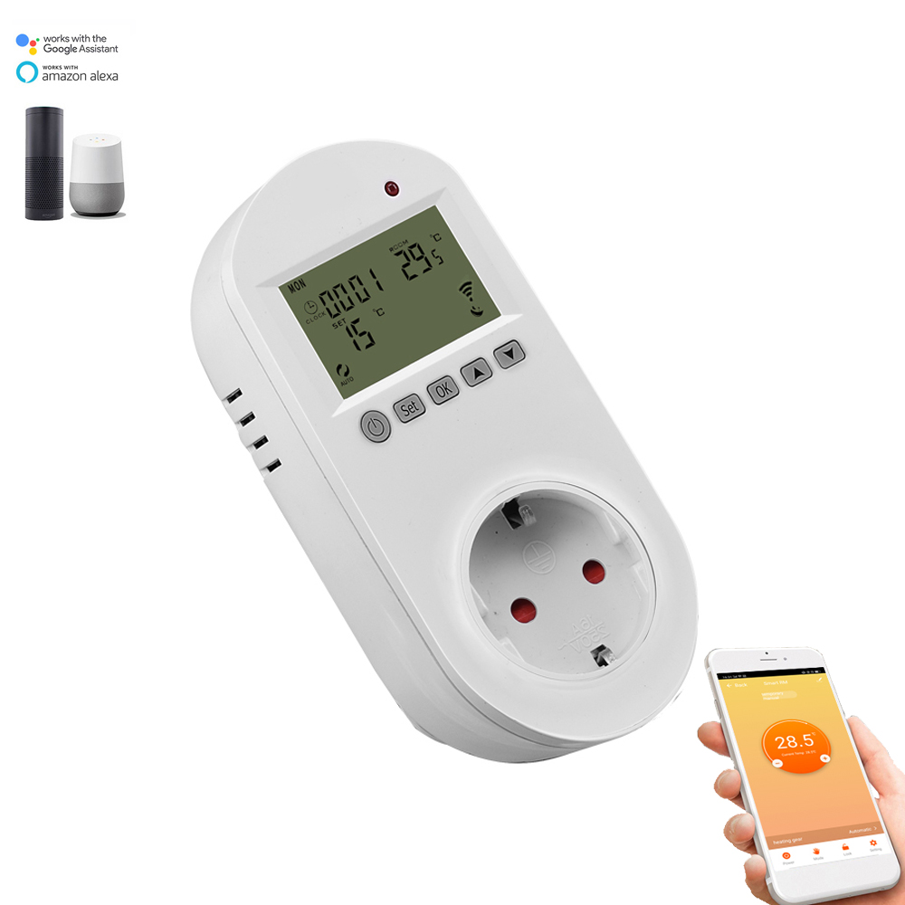 Smart Plug в масляный обогреватель термостат Hysen HY02TPR