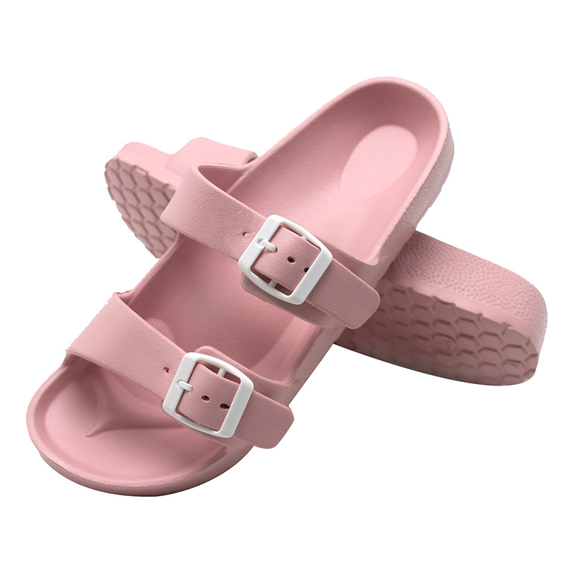 Custom logo design summer shoes gent slipper sandals man Birkenstocks shoe adjustable buckle casual slippers EVA sandals for men