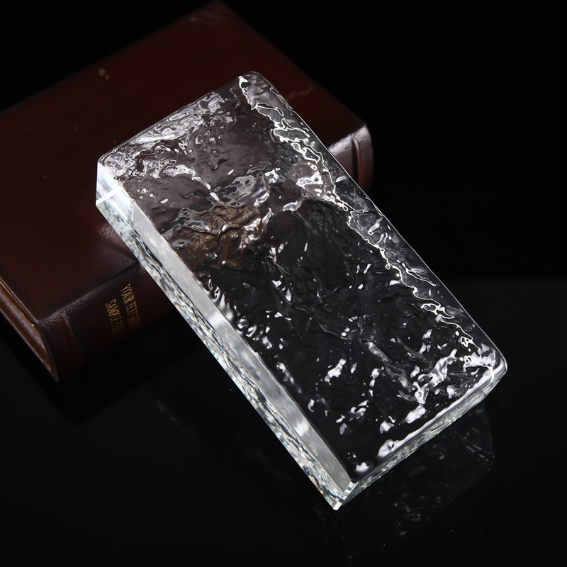 YIWU 12x12 Hollow Building Decorative Craft Crystal Glass Block Manufacturer