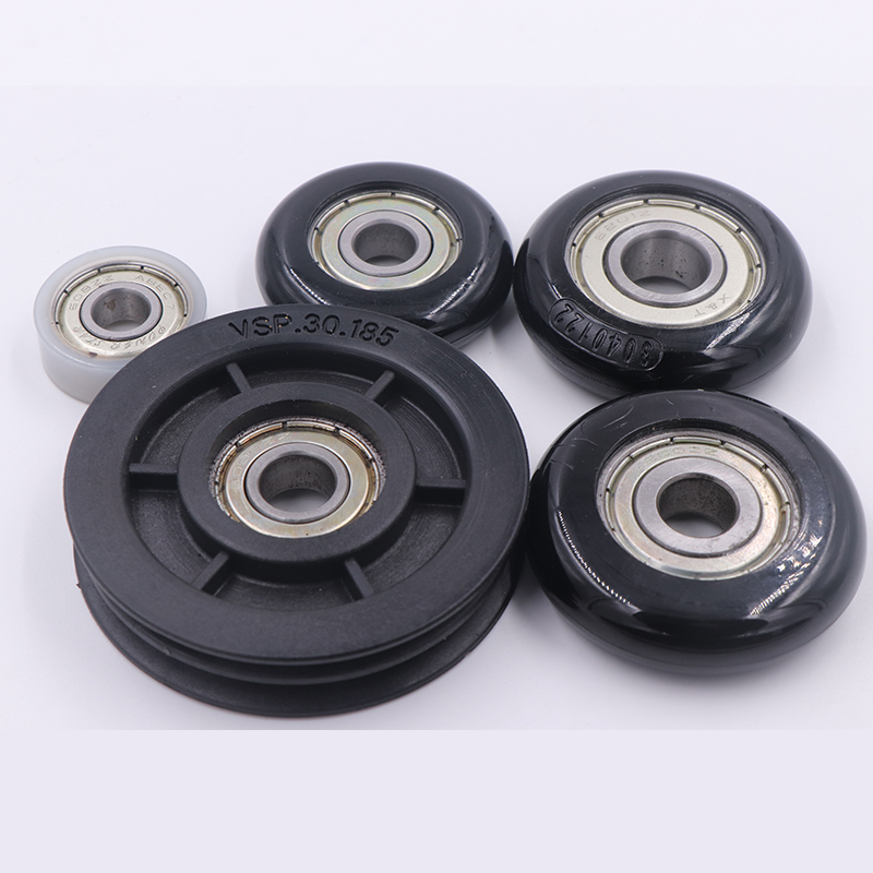 DY225 Custom OEM 608z/629zz/6000zz/6200zz/6201z нейлоновый ролик для раздвижной двери пластиковые ролики с подшипником