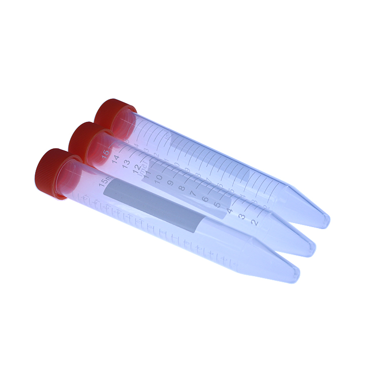 ogival bottom screw top 15 ml centrifuge tube for lab