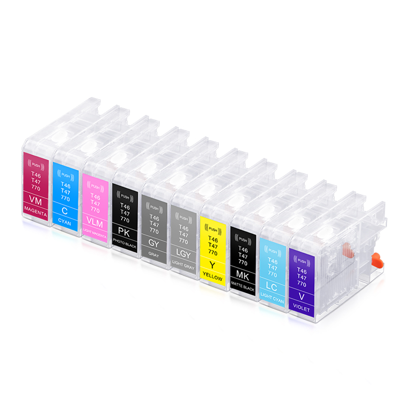 MWEI 60ML/PC Refillable Ink Cartridge For Epson SC-P700 P900 P708 P908 Printers