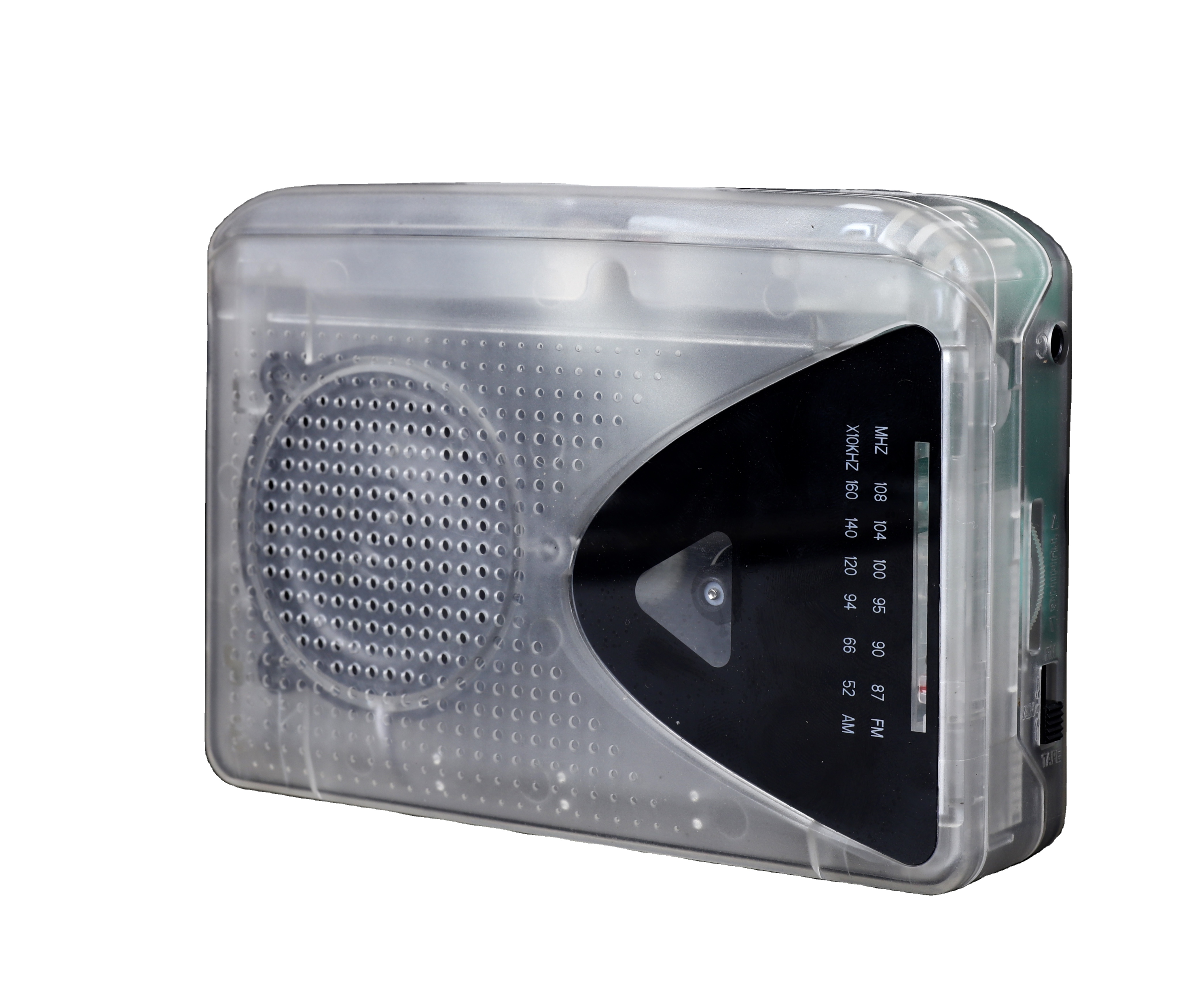 Launch a new product of Transparent Cassette Player walkman AM/FM Radio With Recorder ODM,OEM,Drop shipp