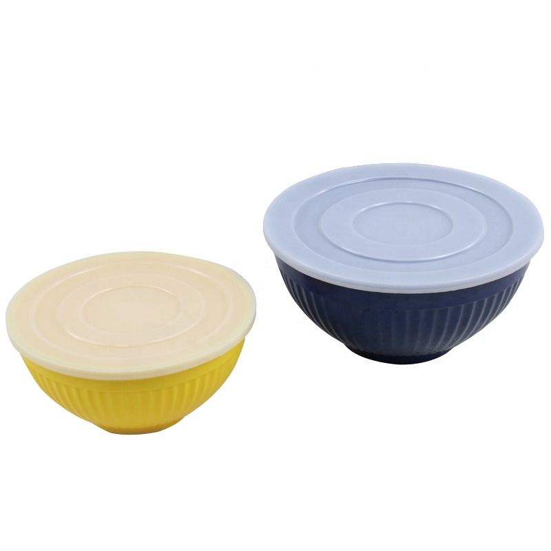 Colorful Melamine Mixing Bowl Set Kitchen Salad Bowl Nesting Storage Bowls