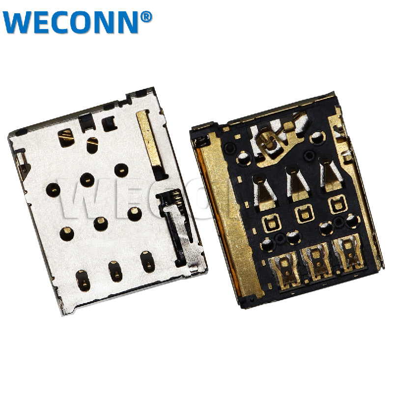 Professional Manufacturer 1.25H PUSH PUSH NANO SIM card connector card socket connector TYPE with switch