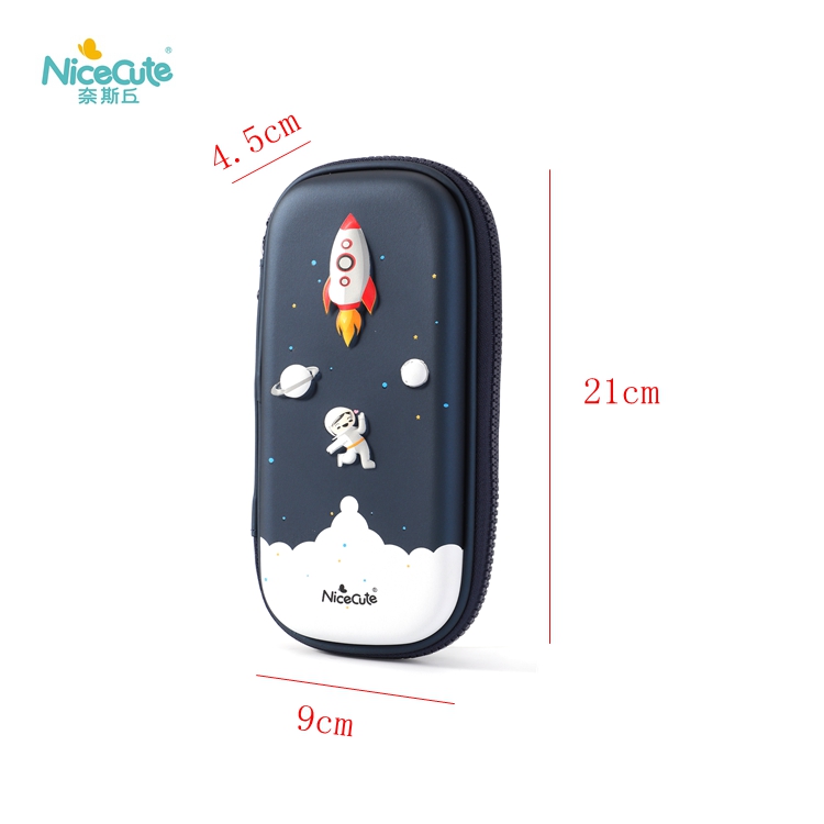 Многофункциональный 3D Пенал Nicecute для карандашей с индивидуальным дизайном, с логотипом мальчика, высококачественный маленький пенал для карандашей для девочек-подростков
