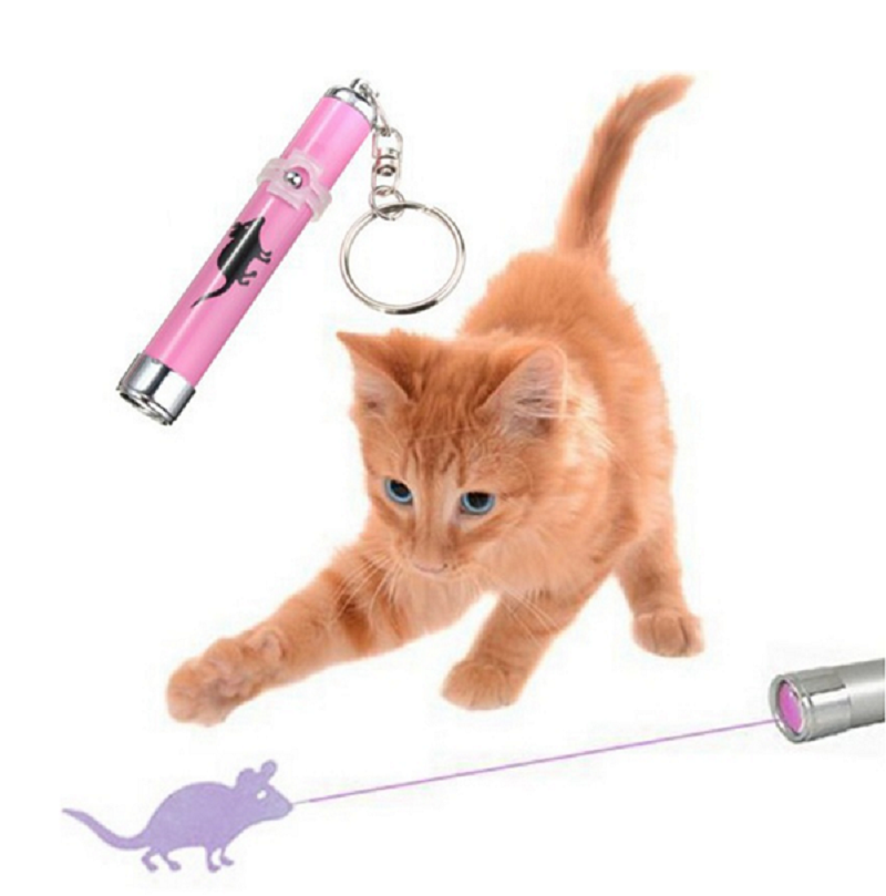 Удивительно игрушка для кошек креативная и забавная игрушка для кошек светодиодная указка световая ручка с яркой анимационной мышью