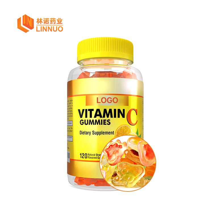 Private Label Bear Paw Vitamin C Gummies Candy Vegan VC Multivitamin Vitamins For Kids Dietary Supplement