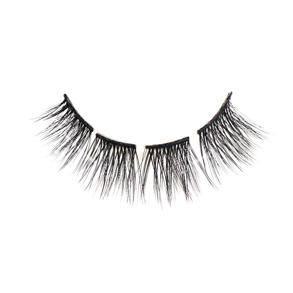 DIY segmented eyelashes kit set tweezer adhesive eyeliner glue pen brush customize logo packaging box private label dropshipping