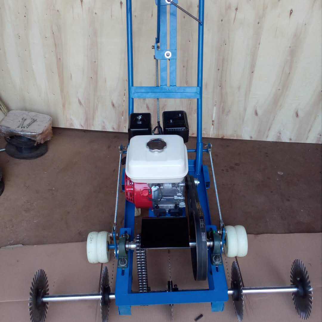 Manufacturers hand push line lawn turf marking machine with cutting neatly