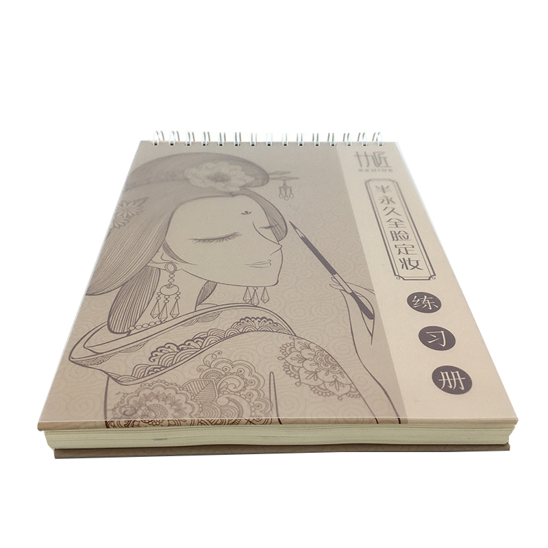 Notebook with hardcase cover Cardboard notebook and book printing spiral bound