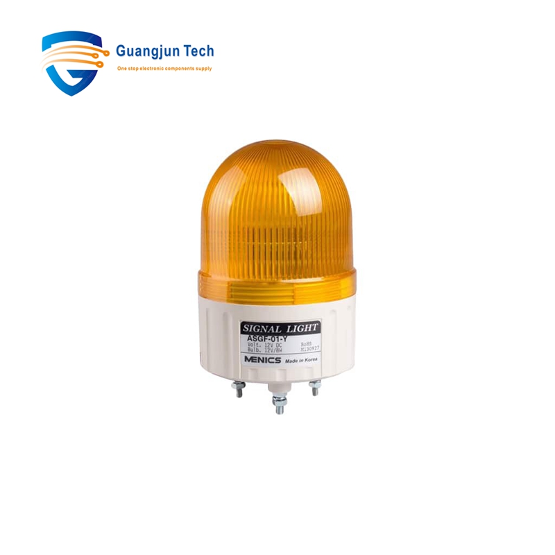 [Stackable tower lighting] ASGF-01-Y COMPLETE UNIT YLW INCAND FLASH