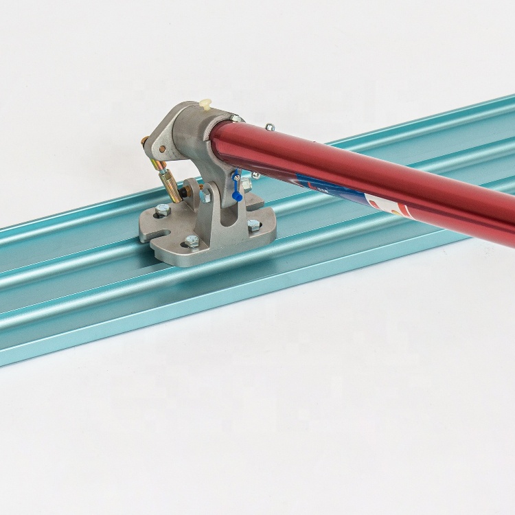Round End Magnesium Bull Float With Chain Bracket Concrete Stamp Tool Concrete Leveling Tool