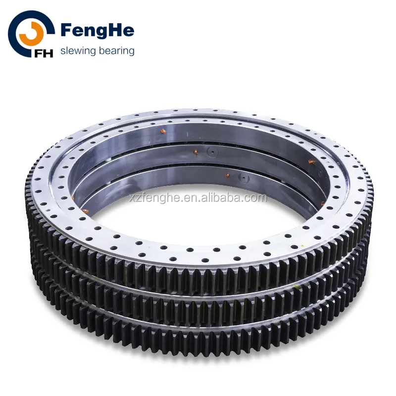 European Standard Slewing Ring, cross roller Slewing Bearing with high quality with 55-62HRC Non-gear, internal & External Gear