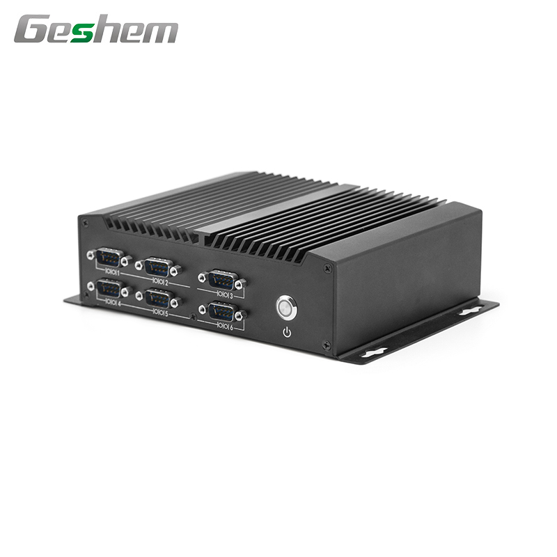 Cheapest fanless industrial mini pc with 2HD port and 6USB 3855U