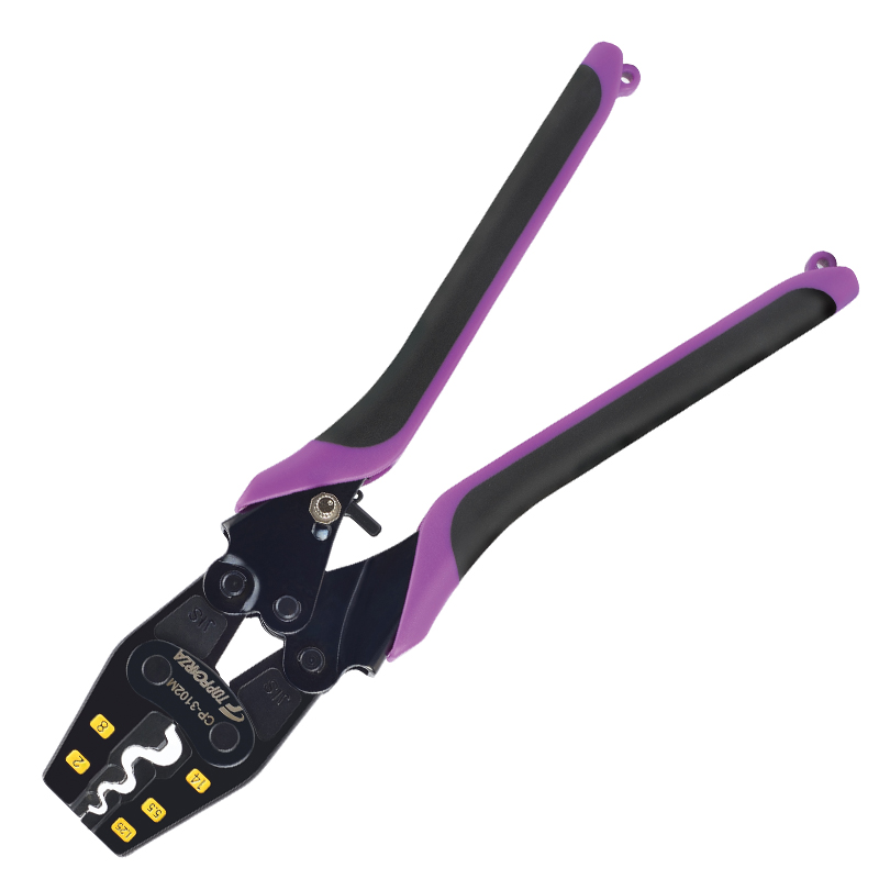 AWG 6 8 10 12 14 16 22 Non-insulated Naked Y.O Terminal Ratchet Crimping Tools