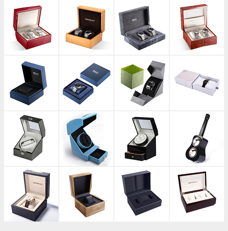 2021New technology ODM Customized paper wooden leather watch box luxury watch display watch box