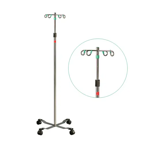 Wholesale Stainless Steel Height Adjustable hospital infusion stand