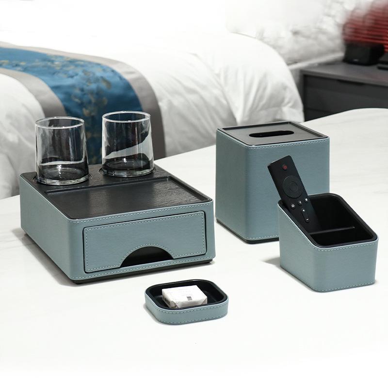 Hotel Toiletries Storage Box B&B Guesthouse Disposable Tooth Box Tissue Box Tray Soap Dish Hotel Room Amenities