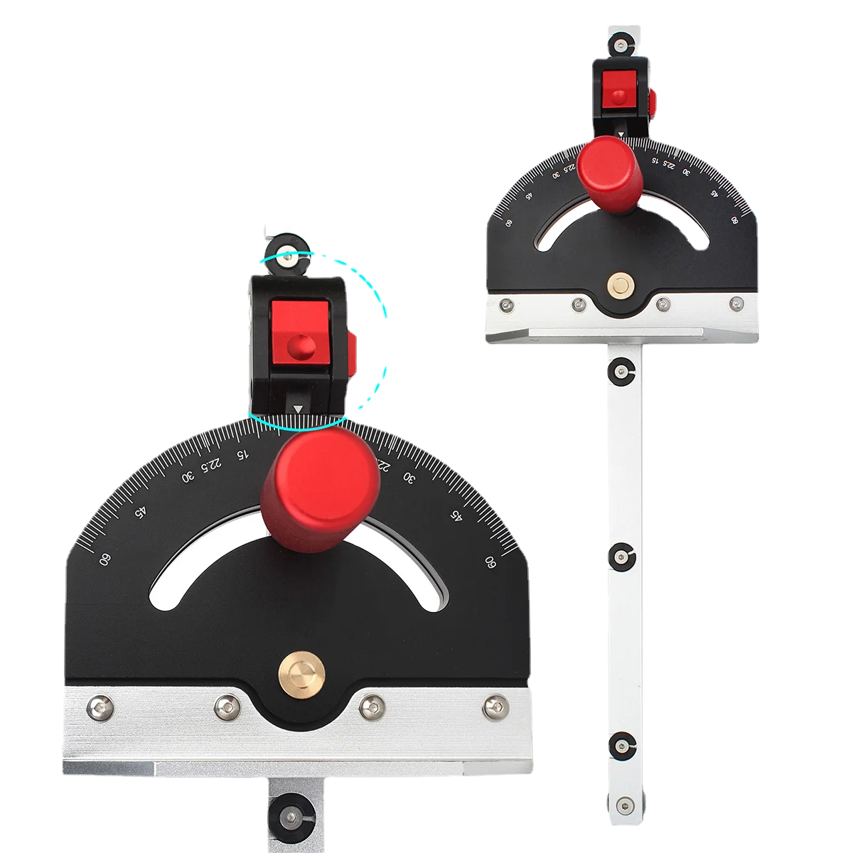 Table Saw Miter Gauge Handle Benches Router Sawing Assembly Ruler DIY Carpenter Woodworking Tools