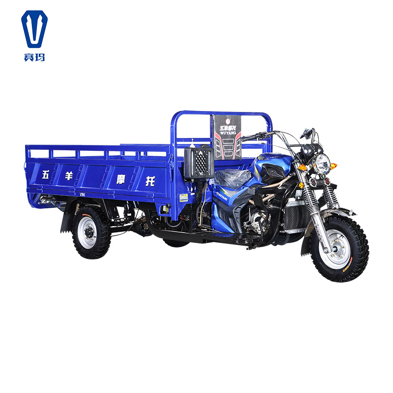 Рикша на бензине, двигатель с воздушным охлаждением 150cc, мотоцикл на бензине, трехколесный грузовой мотоцикл