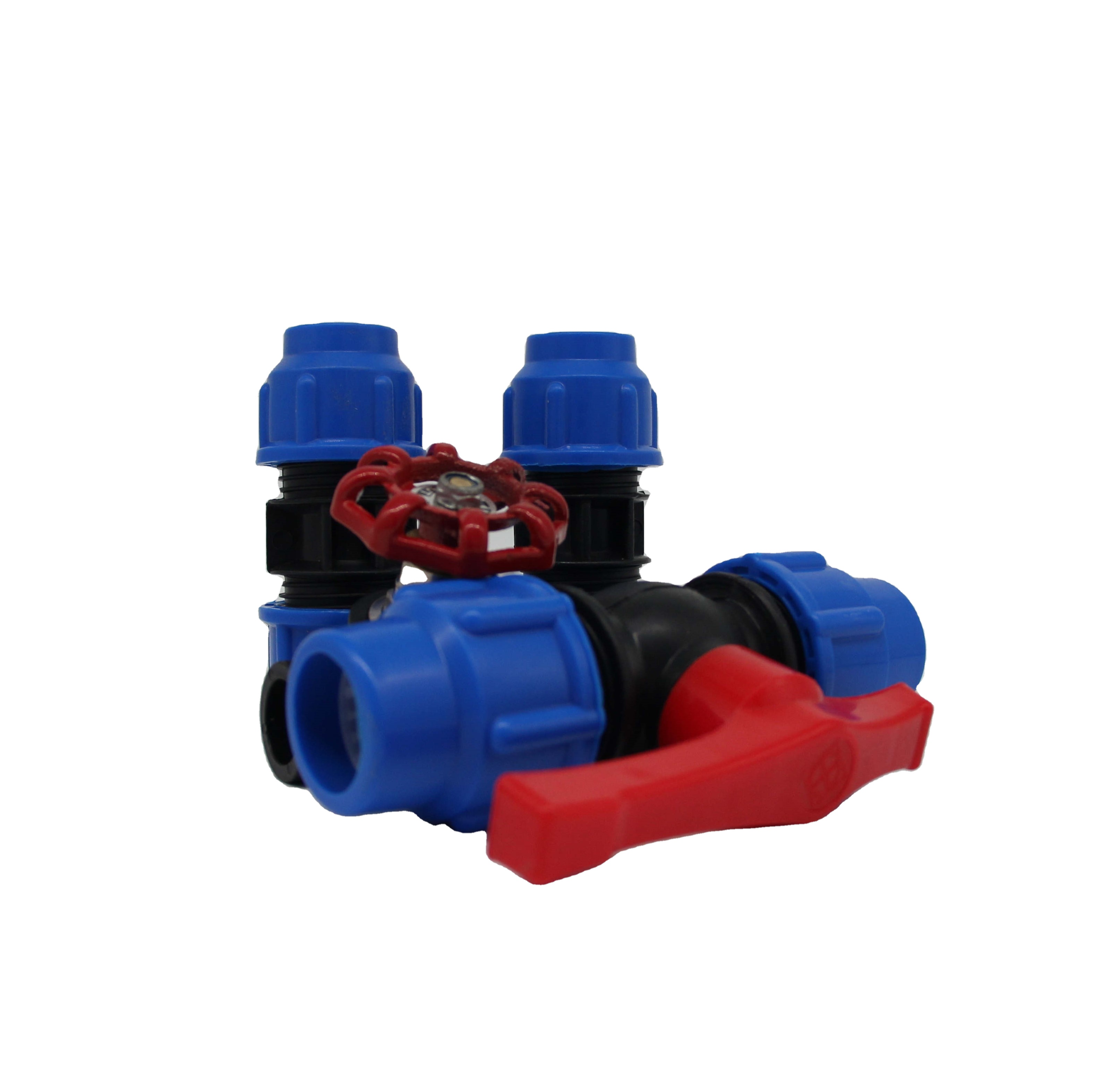 HDPE трубы и фитинги для водоснабжения Dn20-1200mm картонная упаковка синий компрессионные фитинги трубопроводов подключения предоставить образцы