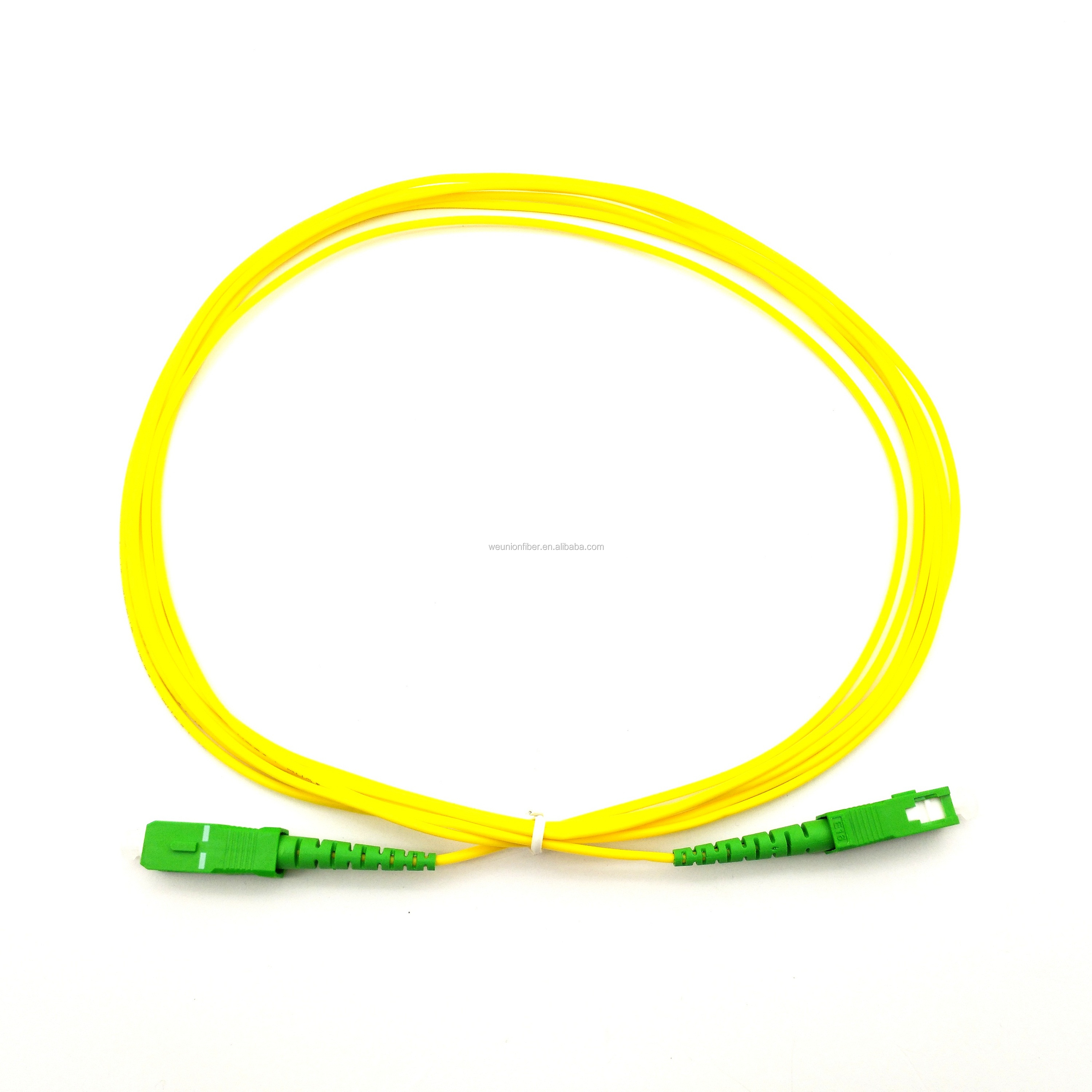 UNIONFIBER 3M SC-SC Simplex одномодовый SM 9/125 G.652D ПВХ оболочка кабель 3,0 мм SC волоконный патч-корд одномодовый волоконно-оптический шнур