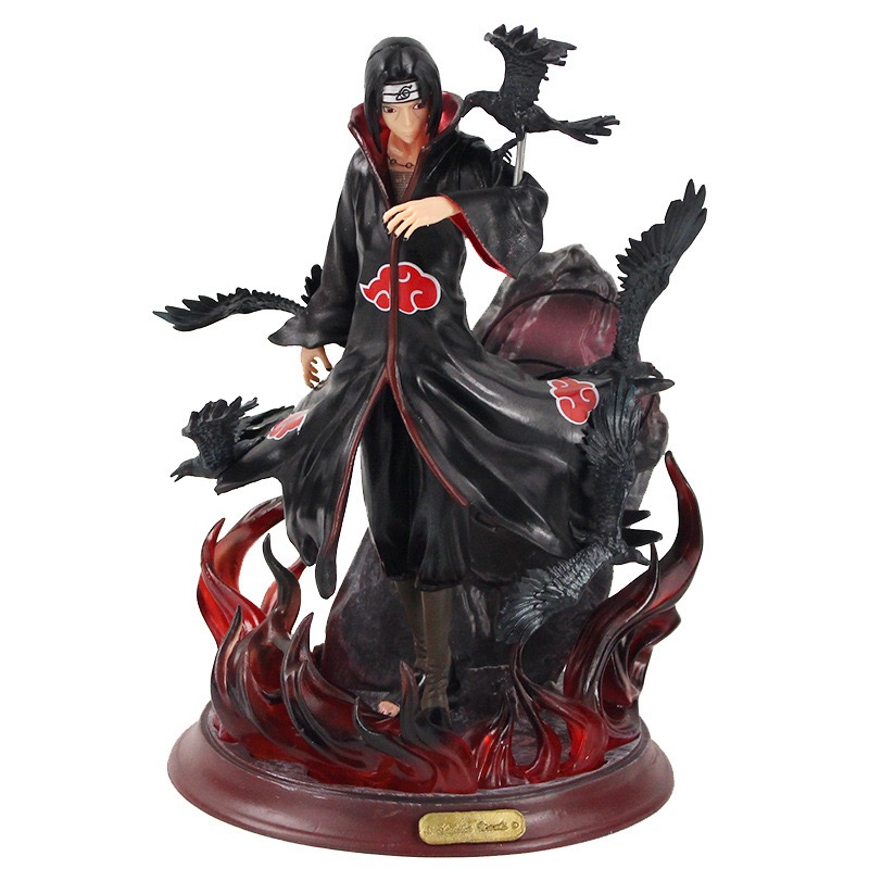 New Style Japanese Anime Naruto Shippuden Figures Uchiha Itachi Crows PVC Action Figures Model Toy