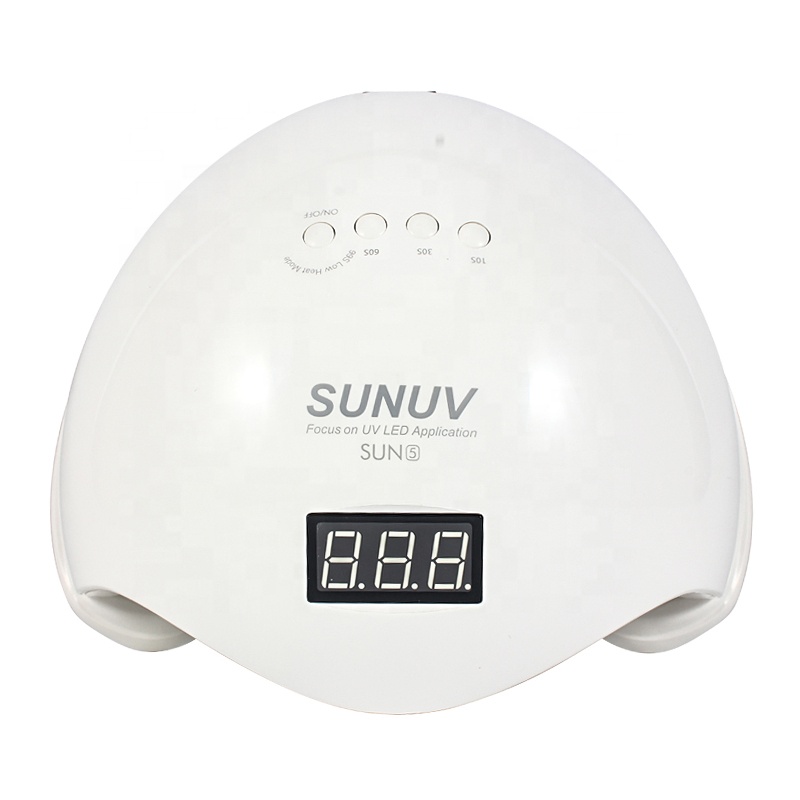 SUN5 plus новый товар 48 Вт белая УФ-лампа для ногтей УФ-гель лампа для отверждения ногтей светильник Сушилка