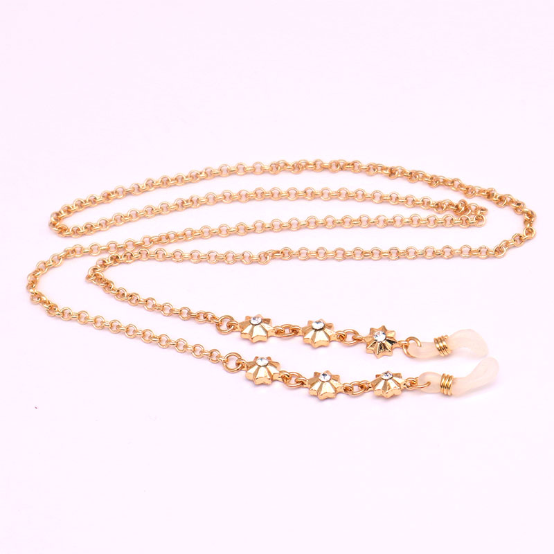 2021 fashion gold concise Face Masking Holder Accessories eyeglass chain