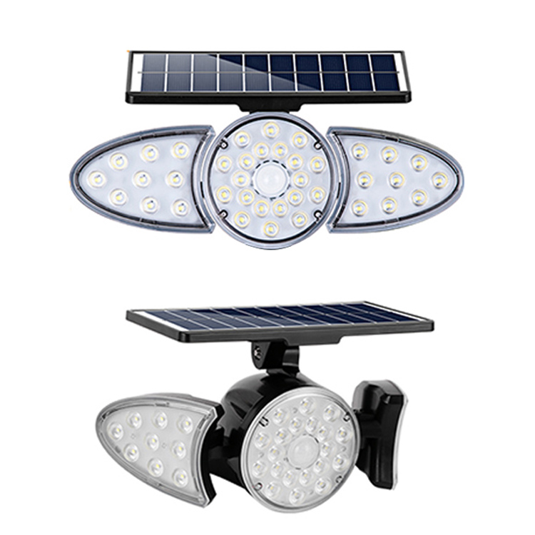 Hot Fteck Waterproof IP65 Luz Solares Led Garden Solar Sensor Outdoor Wall Light