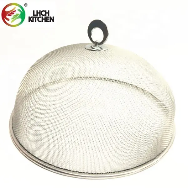 Food Cover Stainless Steel Dome Cover Dish Wire Mesh Dish Dome Cover For Vegetable Fruit Food