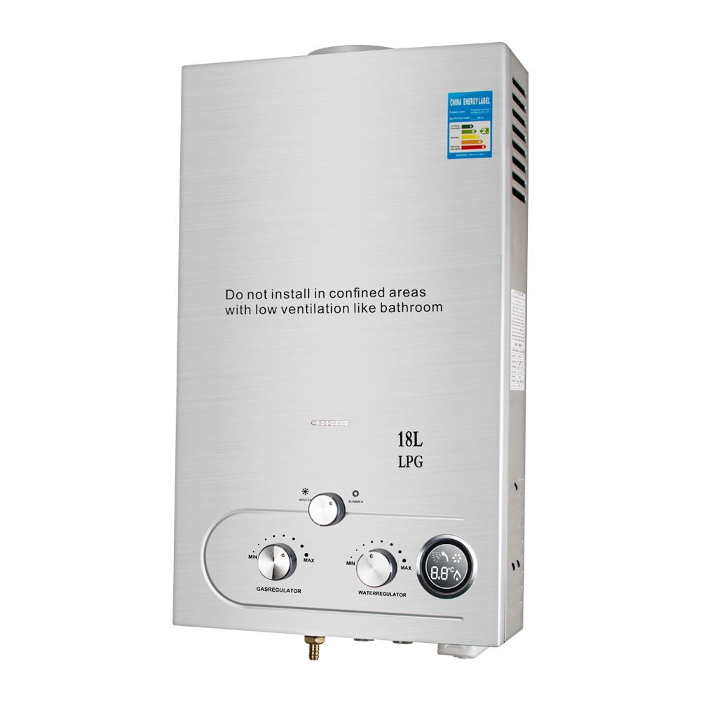 Переносной газовый водонагреватель для кемпинга Geyser 6L/8L/10L/12L/14L/16L/18L