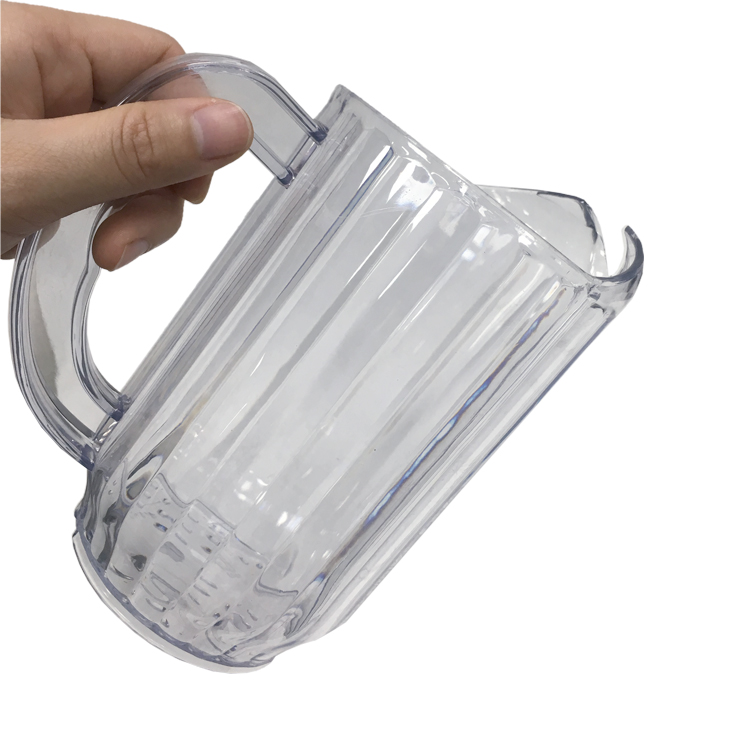 1.8L Transparent polycarbonate pitcher plastic water pitcher