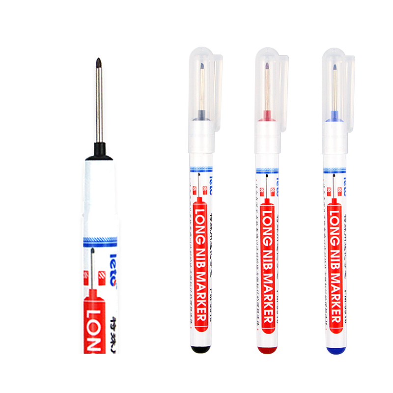 Factory direct logo customization 20mm multi-purpose long nib marker permanent marker for depth marking
