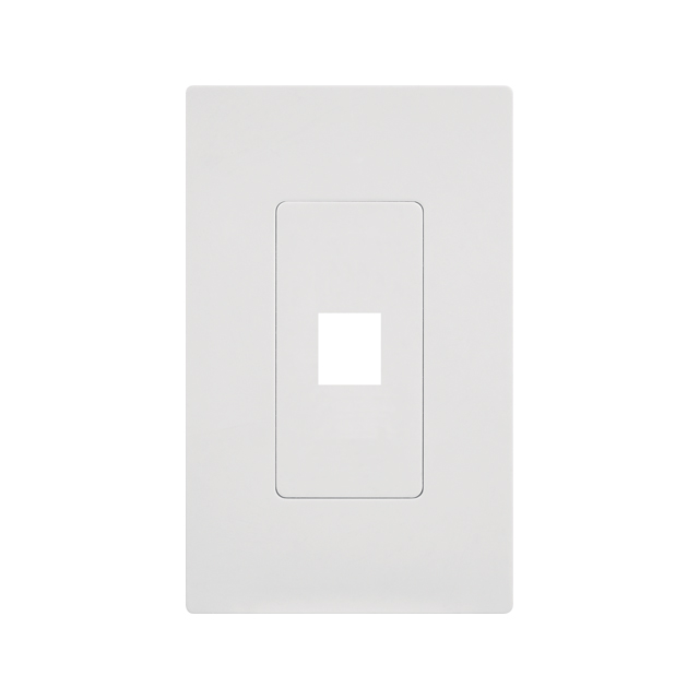 Безопасная безвинтовая настенная пластина для Ethernet Keystone Jacks