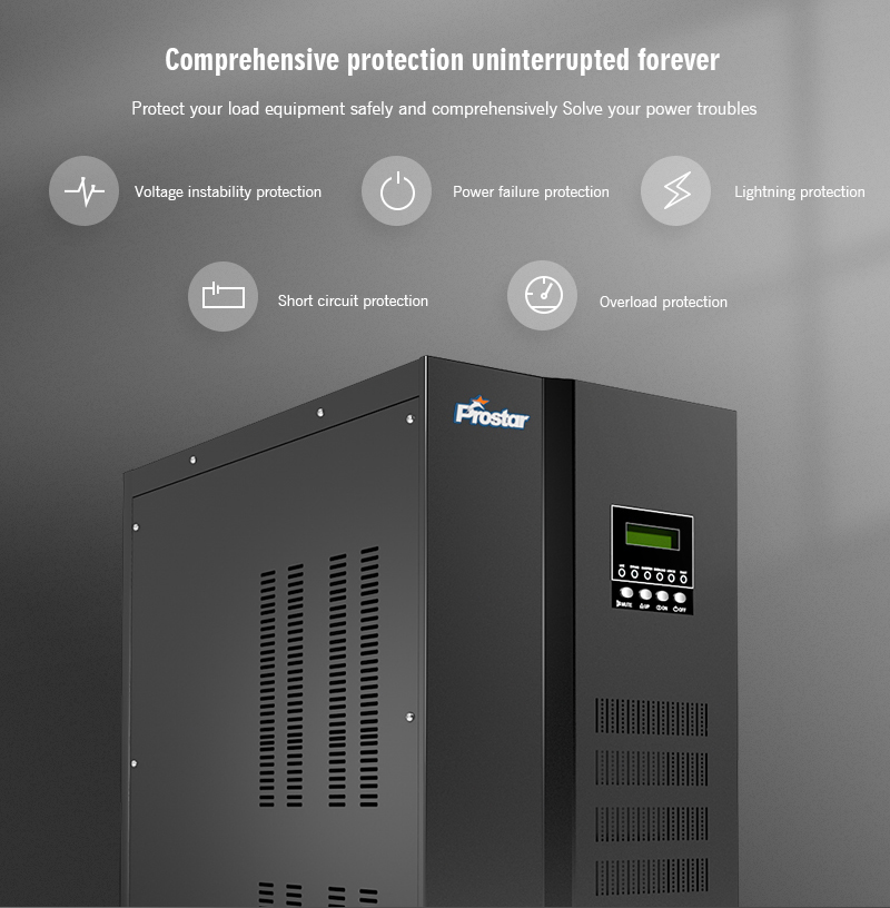 6KVA однофазный 220V 110V Online UPS беспрерывный источник питания