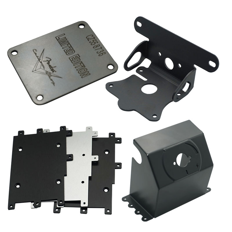 ISO Certified Factory Black Powder Coating Paint Plate Prototype Laser Cutting Stainless Steel Sheet Metal Fabrication Service