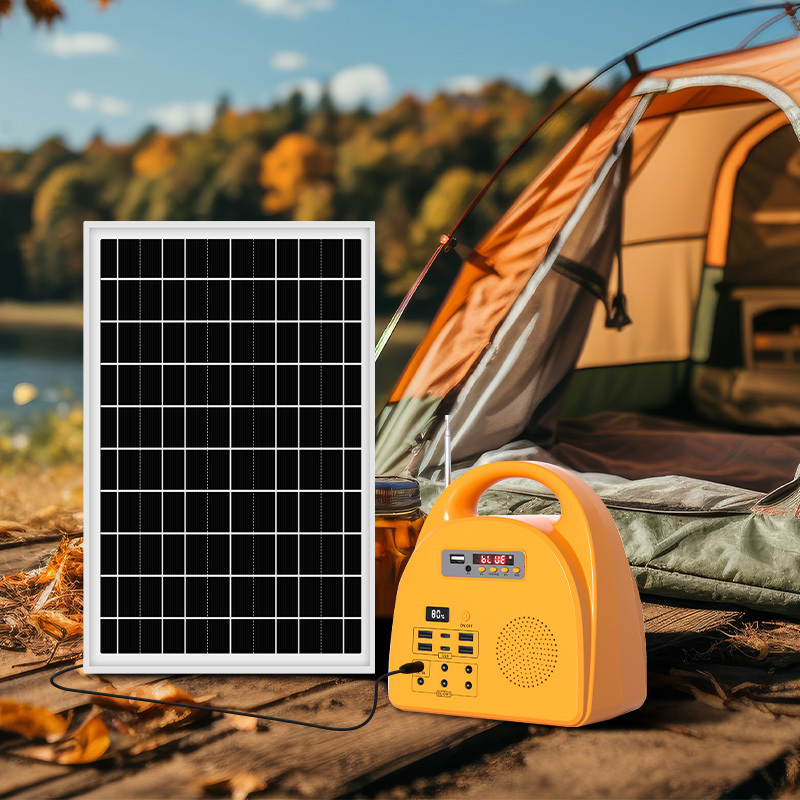 Solar Panel Power Station Household Energy Storage System with PWM Controller Portable Battery Power Bank