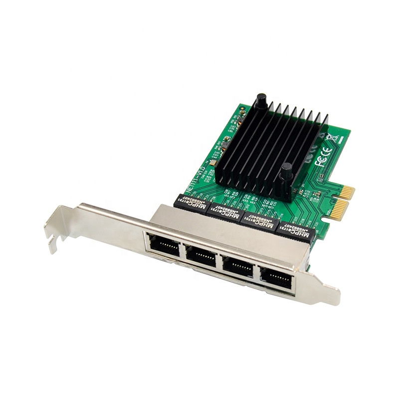 PCIe-четырехъядерный порт RJ45 Gigabit Ethernet NIC сетевая карта PCI-E-4 порта RJ45 Gigabit 1000M Ethernet Сетевая карта RTL8111F