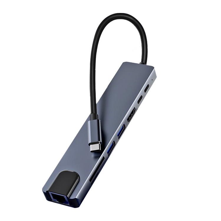 Док-станция 8-в-1 с разными портами USB 3,0 и USB 3,0, 8 портов