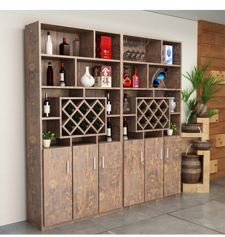 Antique Home Living Room Furniture Wine Bar Display Cabinet Wine cabinet